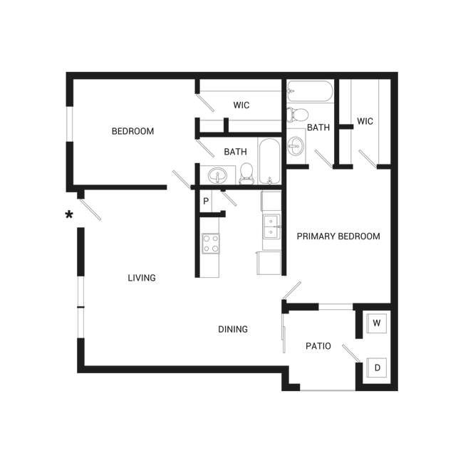 Floorplan - The Elise Apartments