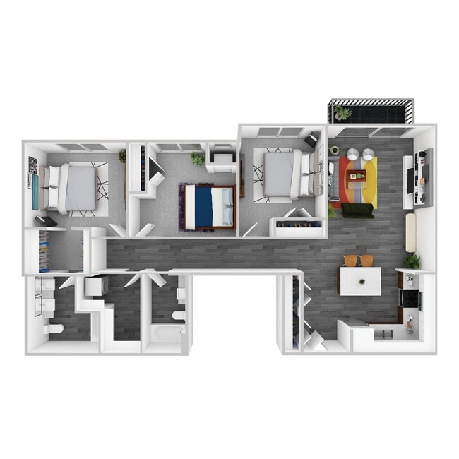Floorplan - Parker Station Flats