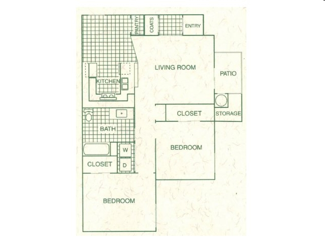 2BR/1BA - Cedarbrook