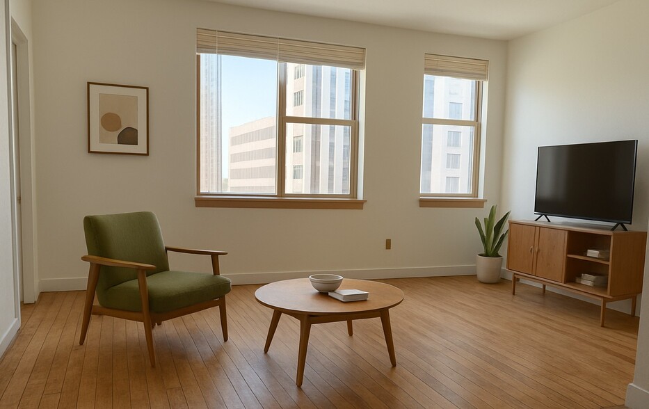 Mock-up of Living Room - 610 W Wisconsin Ave