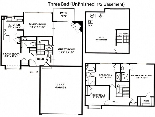Floorplan - Weatherstone Townhomes