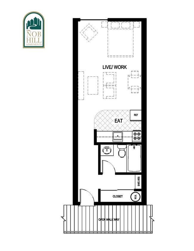 Floorplan - Nob Hill Apartments