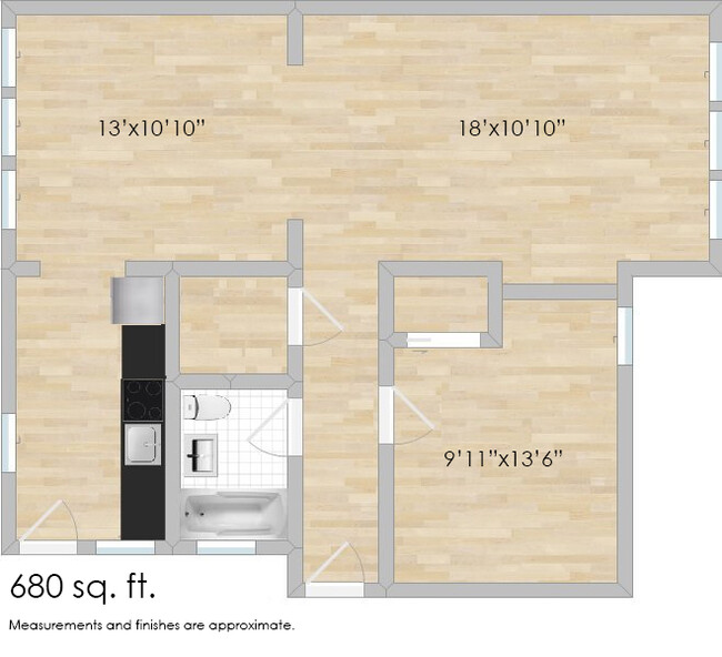 Floorplan - 123-129 N. Humphrey Ave. and 38-44 Lake St.