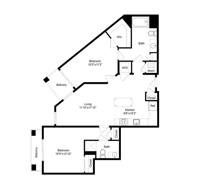 Floorplan - The Swift at Petworth Metro