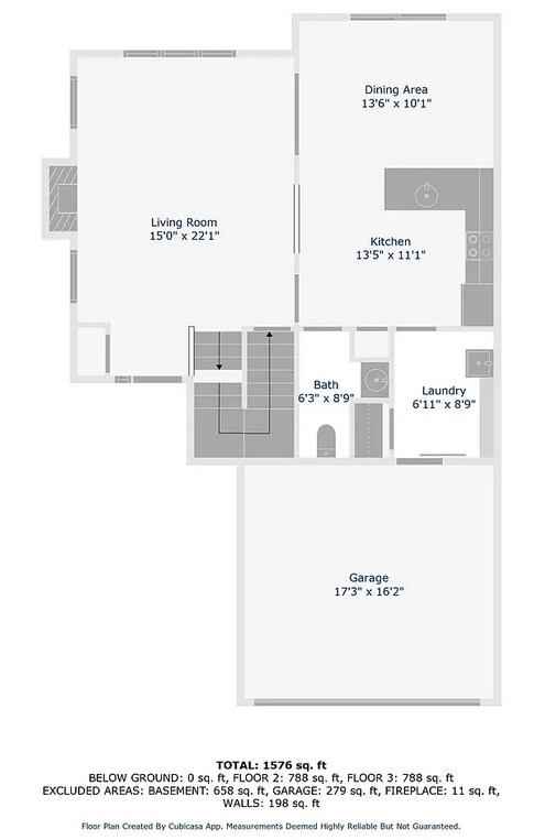first floor layout - 407 Century Oak Dr