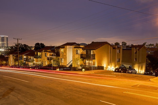 Night View - New LED Outdoor Lighting - 910 East Grand Ave.