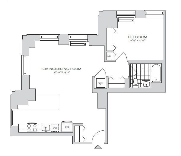 Floorplan - 70 Pine Apartments