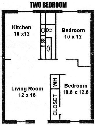 2BR/1BA - Bellwood Trace Apartments