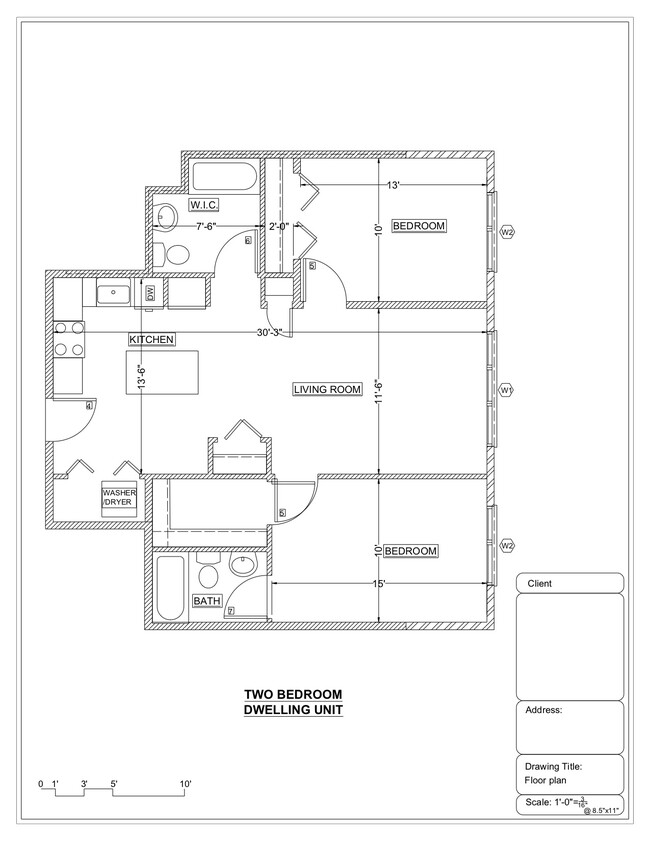 Floorplan - Redwood Apartments Newly Constructed!