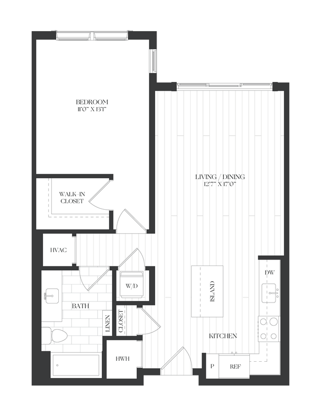 Floorplan - The Barrett at Chevy Chase Lake