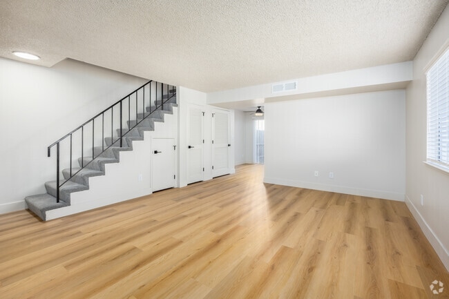 2BR, 1BA - 1080SF - Living Room - Standiford Court Apartments