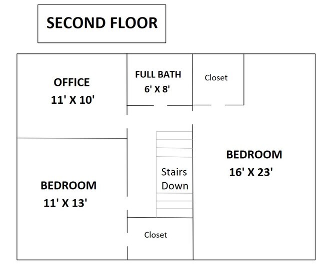 2nd Floor Layout - 742 Storrs Rd