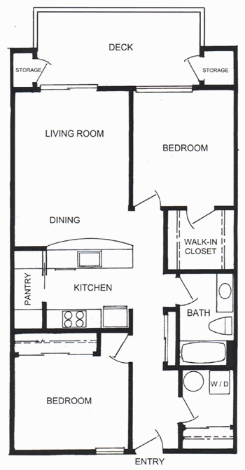 2B/1B - Lyons Gate Apartments