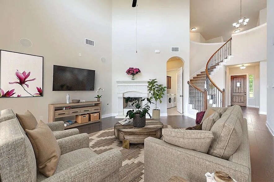Living room rendered - 3811 Ashbury Rd