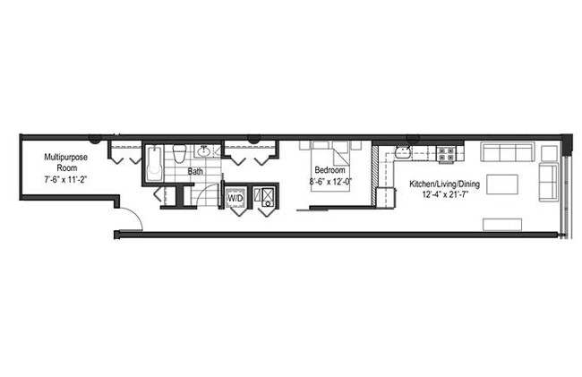 Floorplan - 13thirteen Randolph Street Lofts