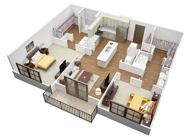 Floorplan - Echo at North Point Center