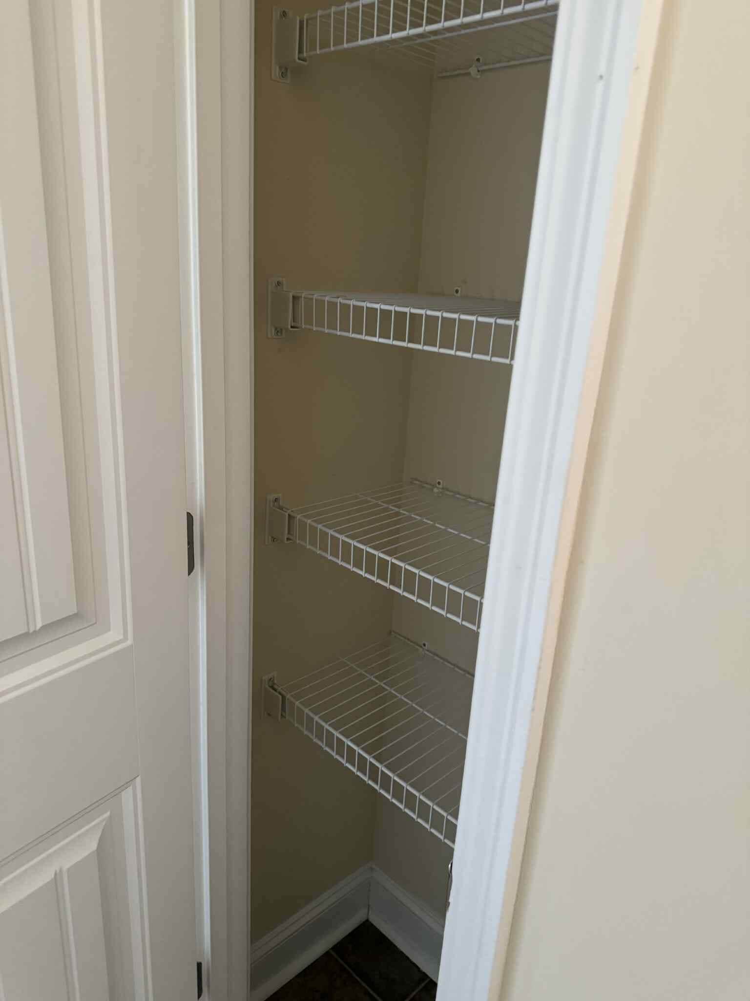 Laundry room linen closet - 210 Guyett Ave