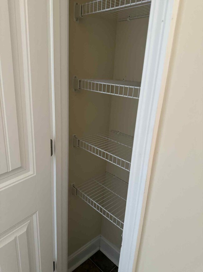 Laundry room linen closet - 210 Guyett Ave