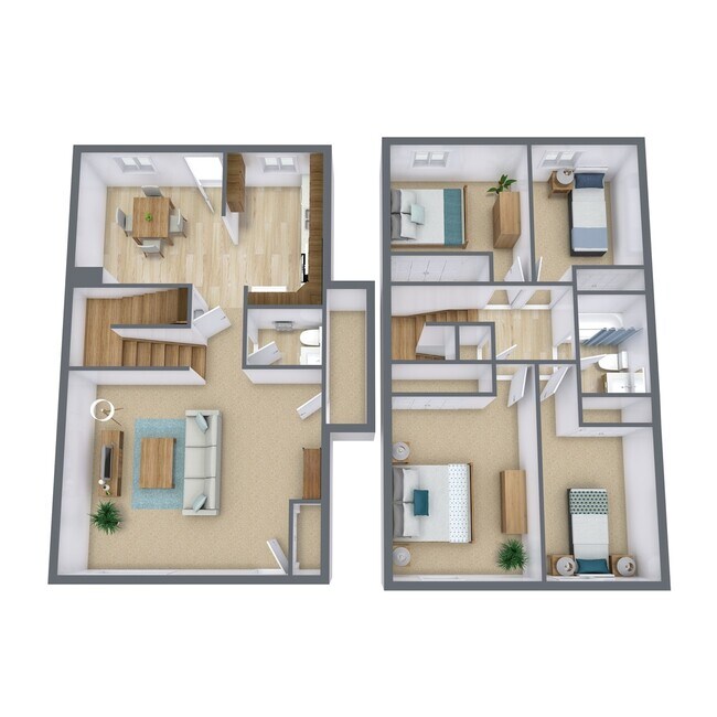 Floorplan - Sheyenne Terrace Townhomes