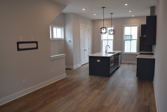 Kitchen and living - 1233 Cushenberry Ln