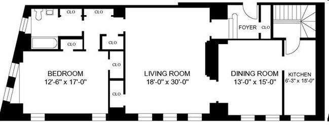 1BR/1BA-Style A - 3240 North Lake Shore Drive