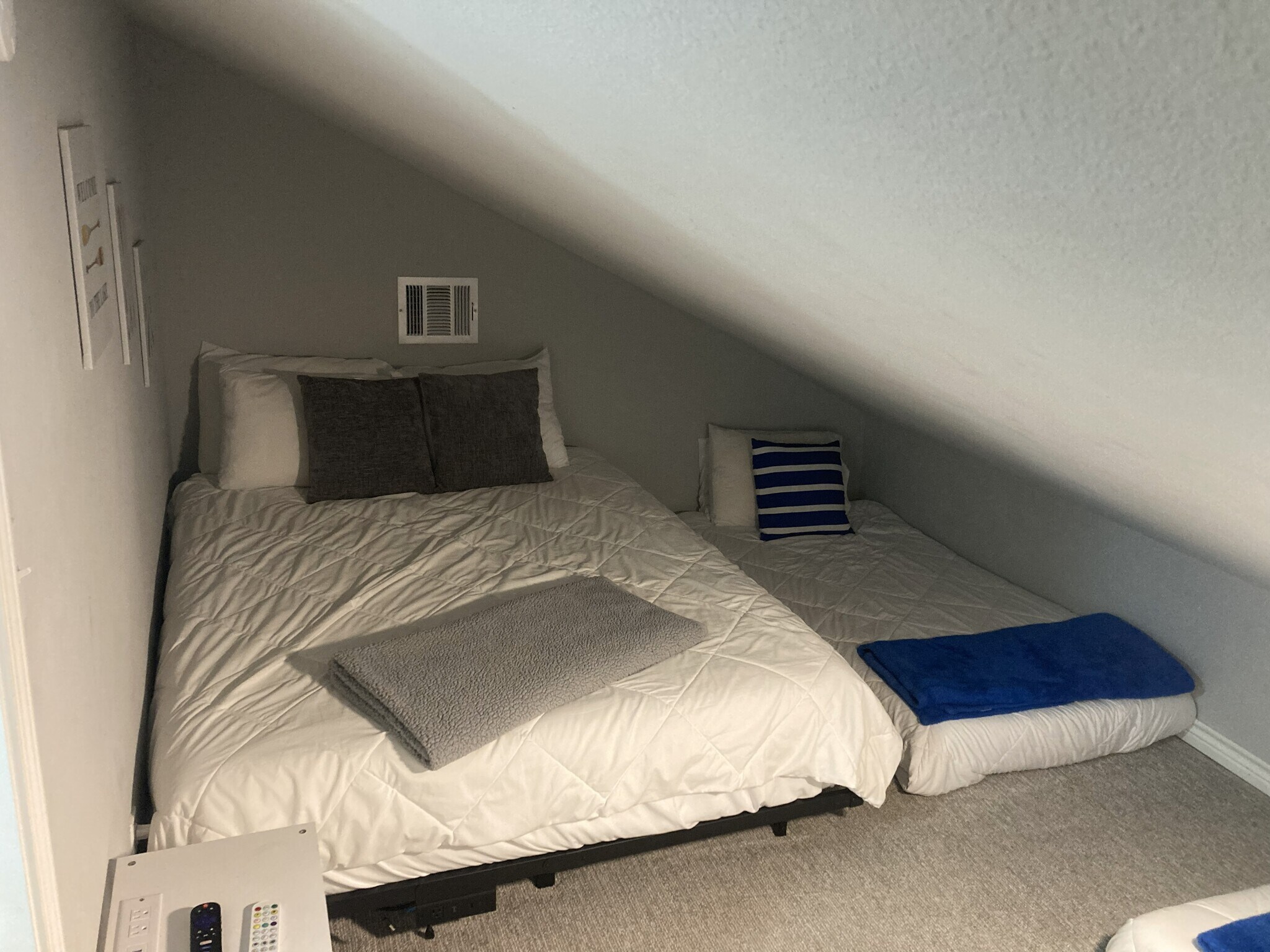 Upstairs Sleep room - Slant Roof - 12500 Melville Dr