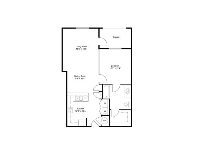 Bilston 1x1 770 SQ FT - Flats on 4th