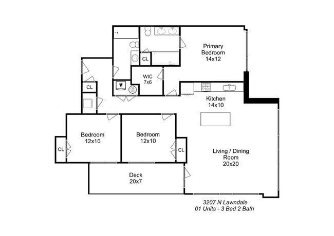Building Photo - 3204 N Lawndale Ave