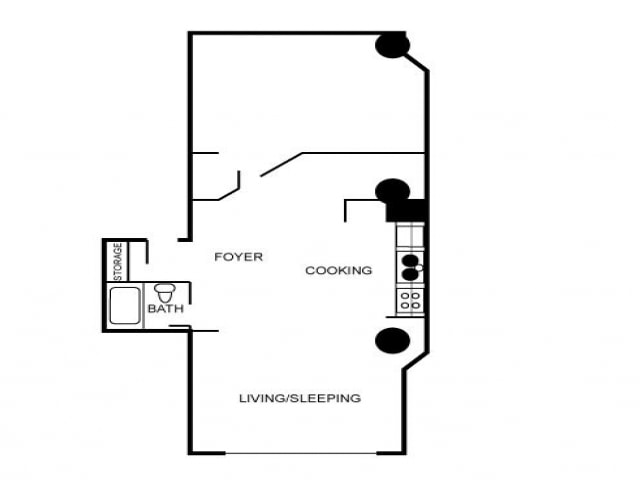 Floorplan - South Side on Lamar