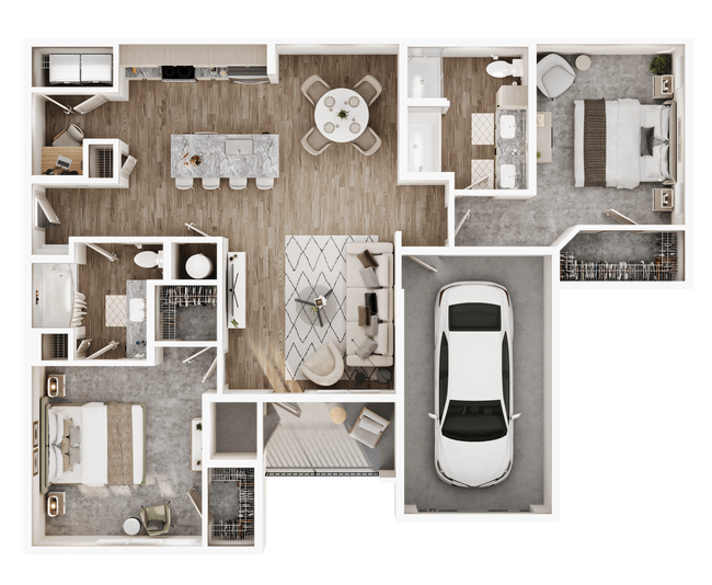 Floorplan - Argento at Three86