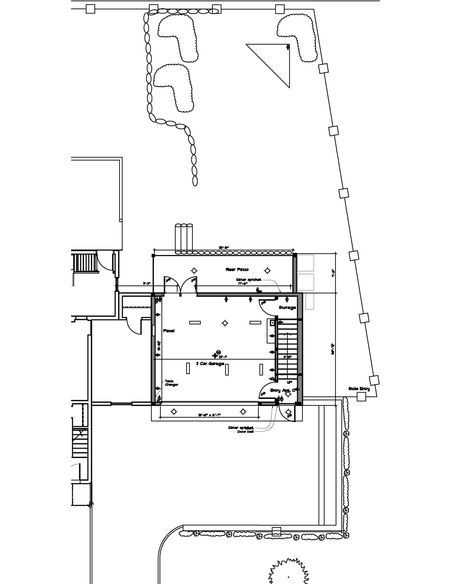 1st Floor Plan with Dimensions - 99 Roland St
