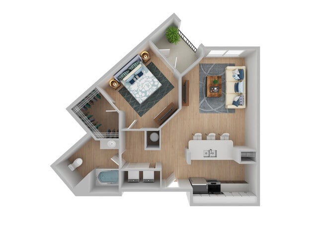 1 Bedroom | 1 Bath | 777 SF | Renovated - Talison Row at Daniel Island Apartments