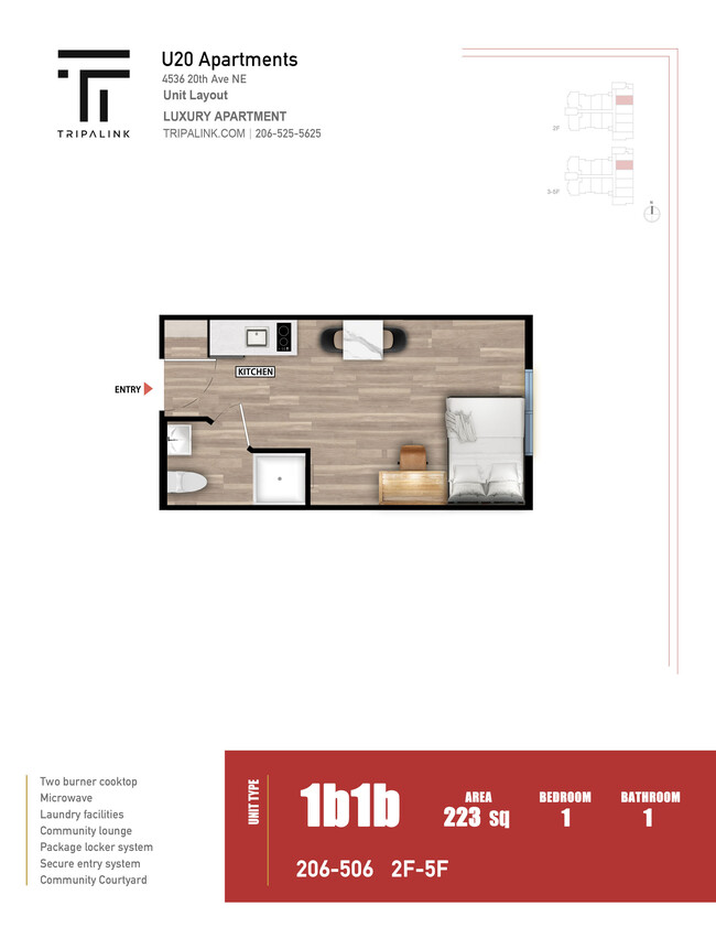 Floorplan - U20 Apartments