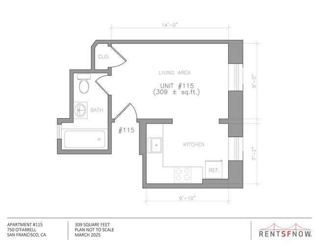 Floorplan - 750 O'Farrell