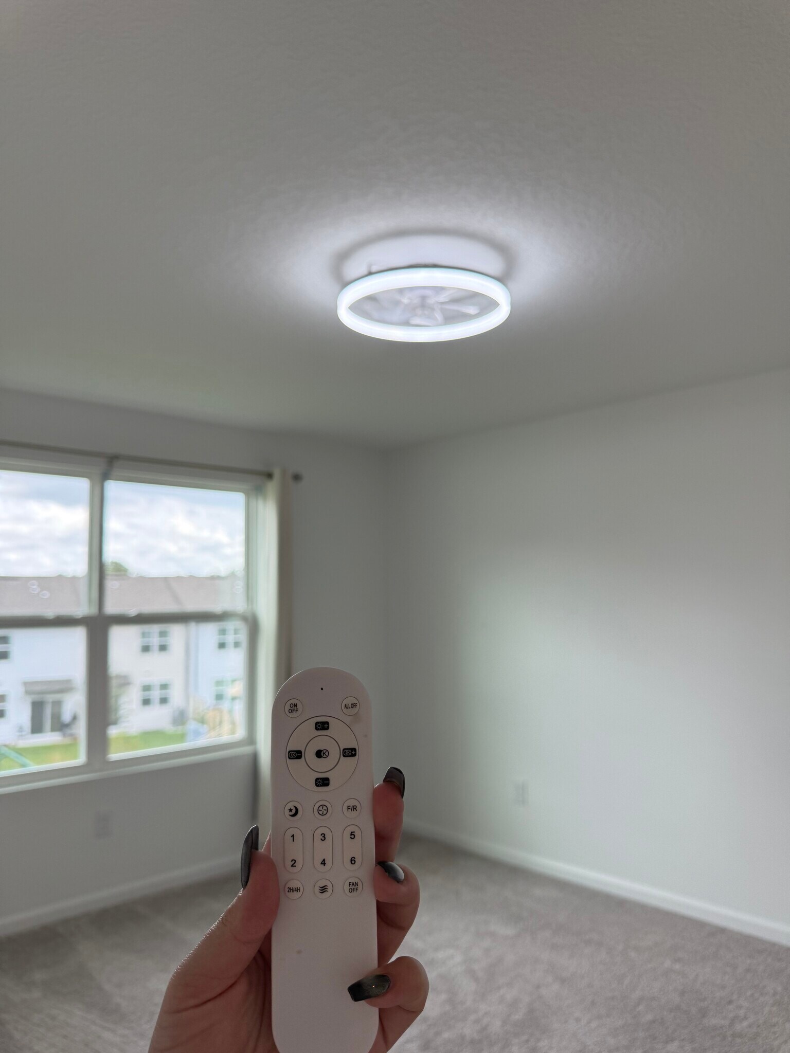 Remote powered fan in master room - 6206 Daerr Ridge St