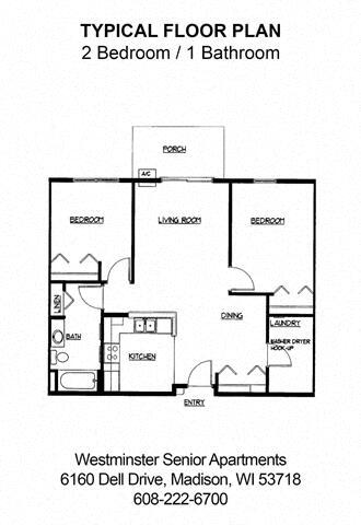 Floorplan - Westminster Senior Apartments