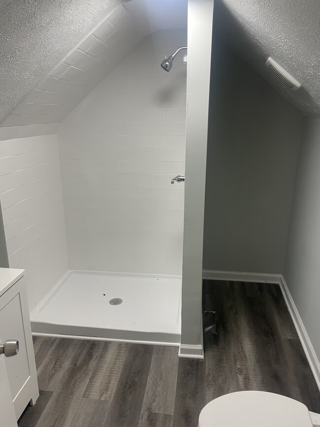 2nd floor bath with new subway-tiled shower - 1710 E 296th St