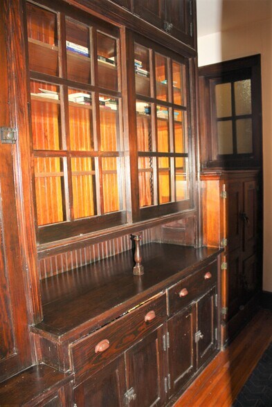 1 of 2 sets of built-in shelving - 334 Thrall St