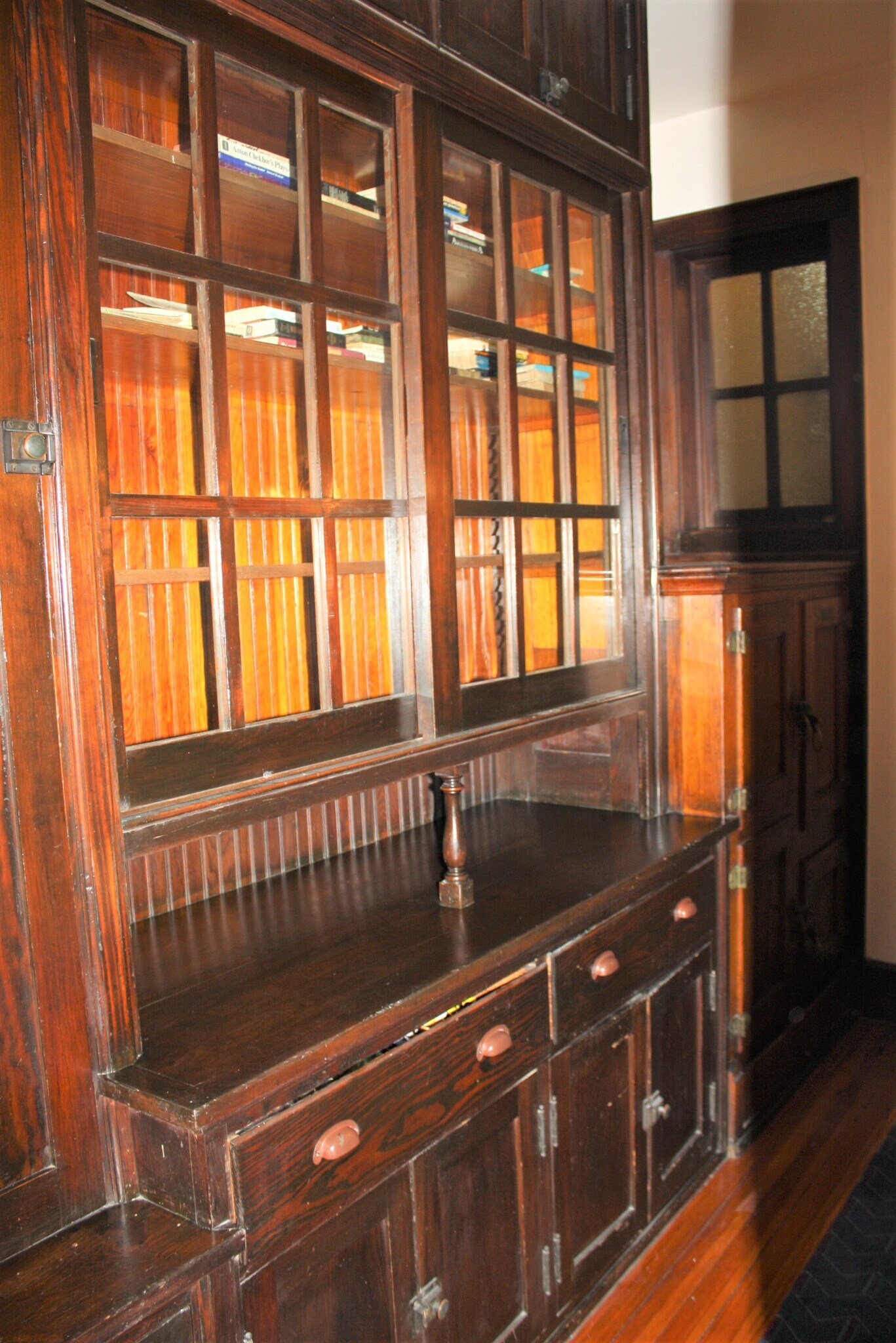 1 of 2 sets of built-in shelving - 334 Thrall St