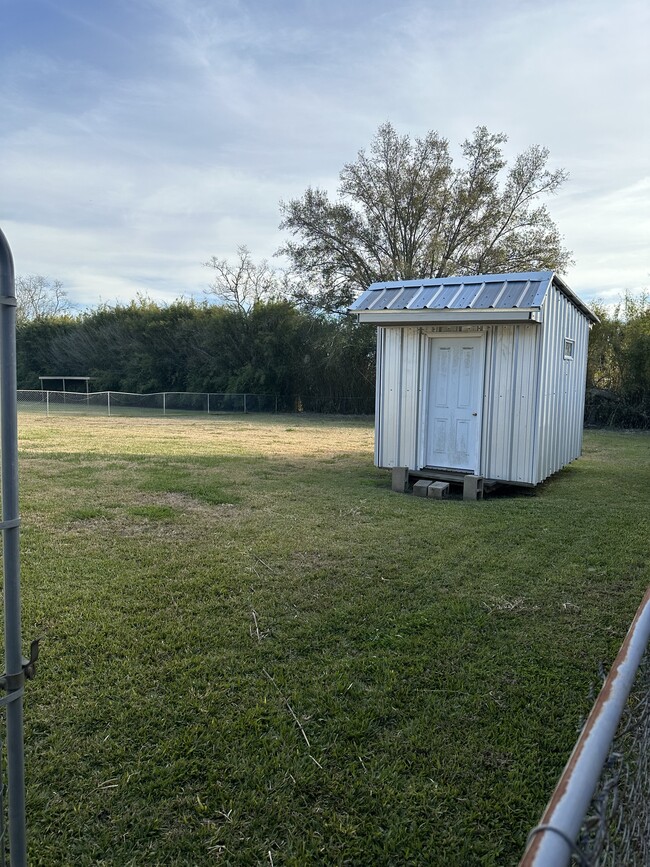 Storage shed - 102 Wheat Cir