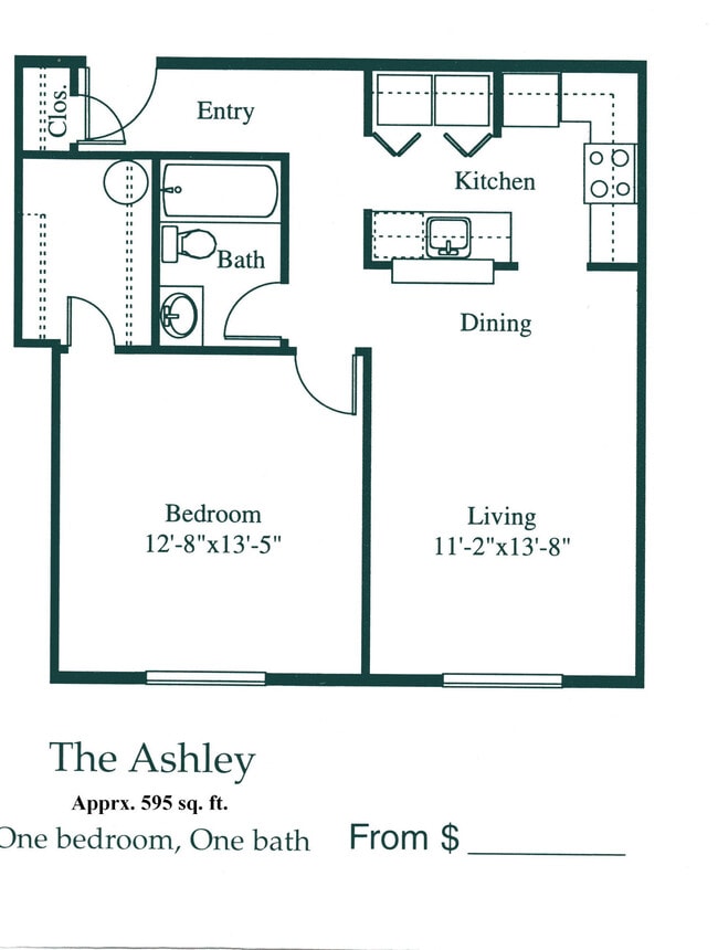 Floorplan - Oak Glen Apartments