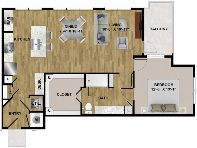 Floorplan - Bishop Central