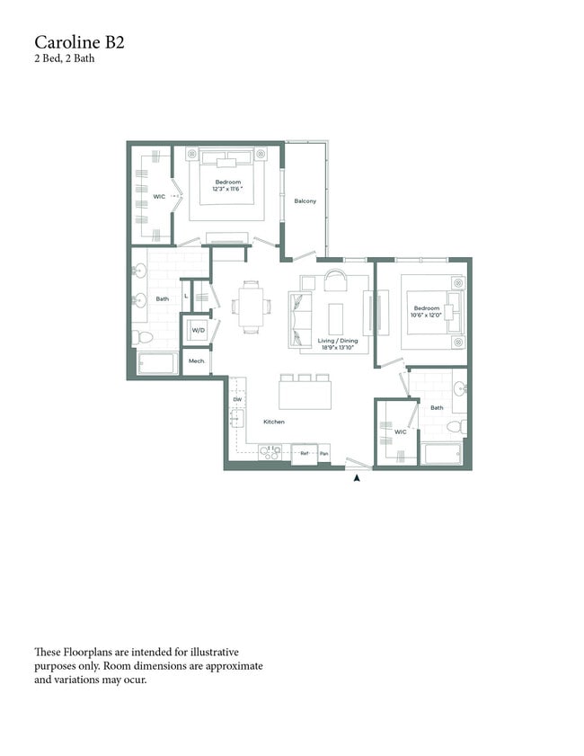Floorplan - The Caroline