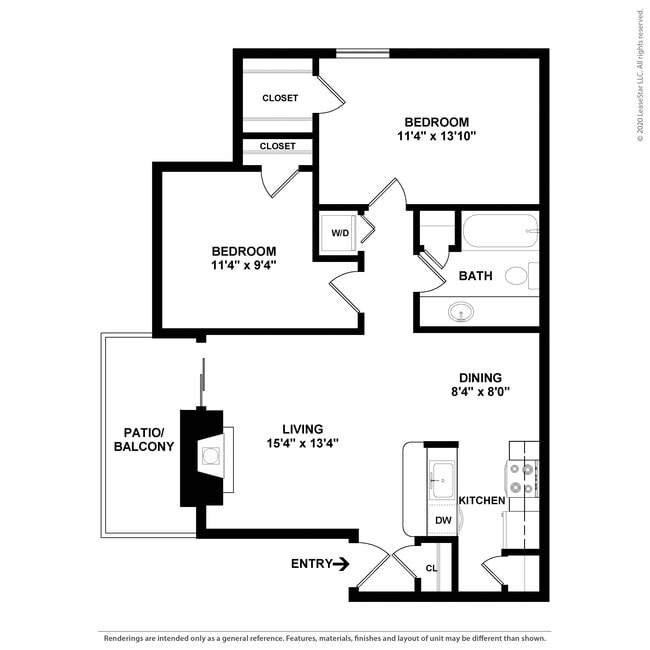 Floorplan - Alena Apartments
