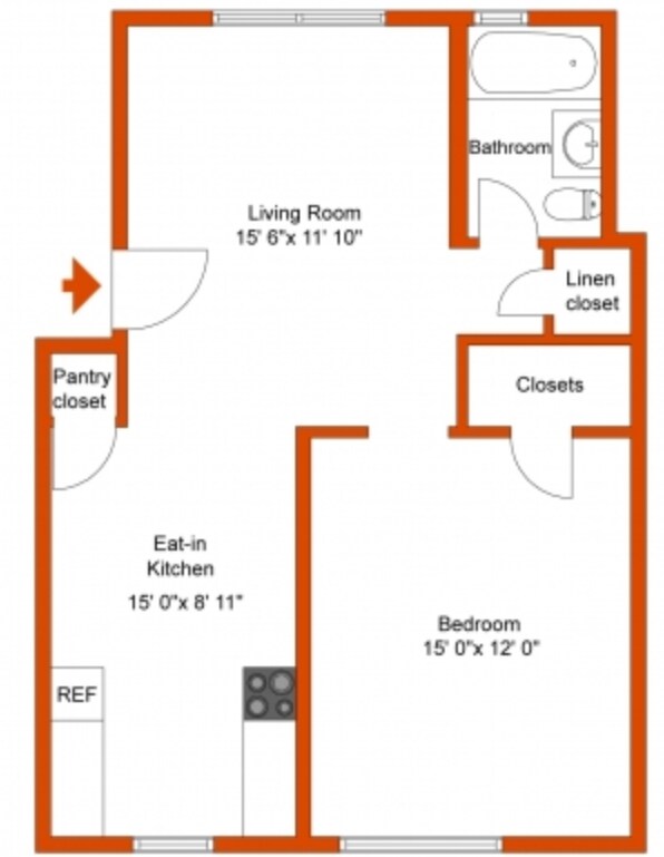 1BR/1BA - Cove Gardens