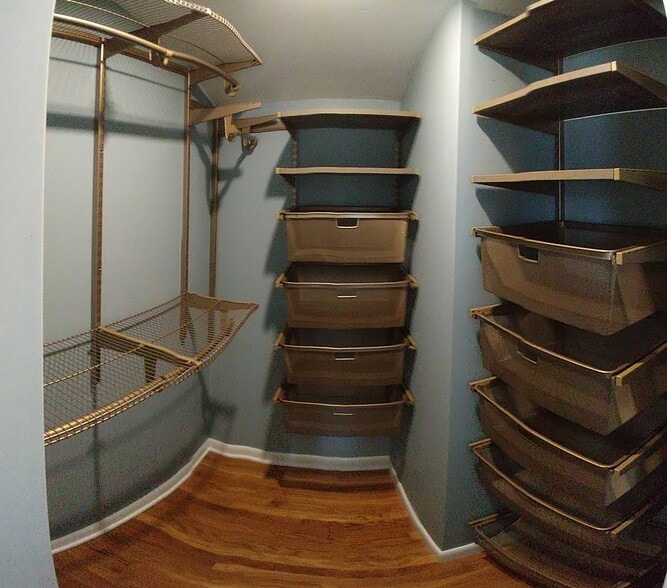 New walk-in closet with storage - 224 Colonial Ave