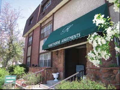 Entrance - Hawthorne Apartments