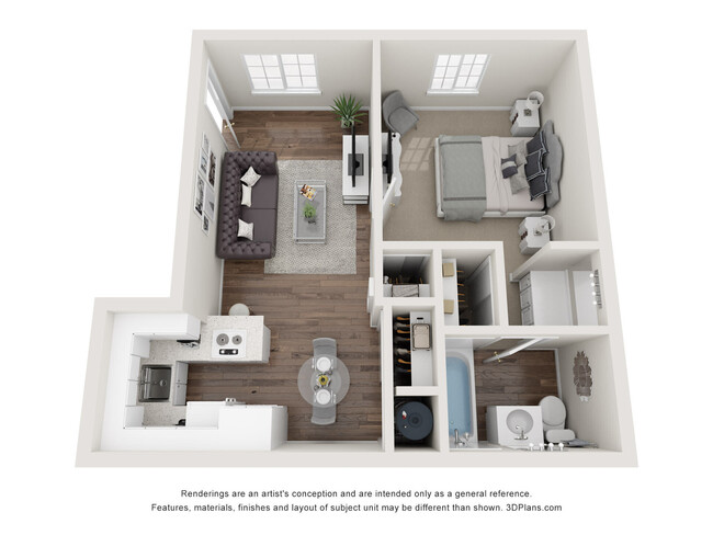 Floorplan - Parkway Apartments