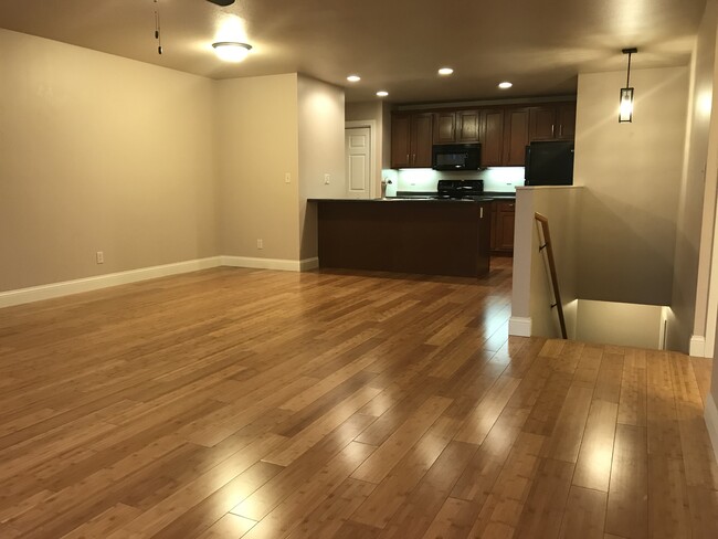 Open living room and kitchen - 100 Scenic Drive