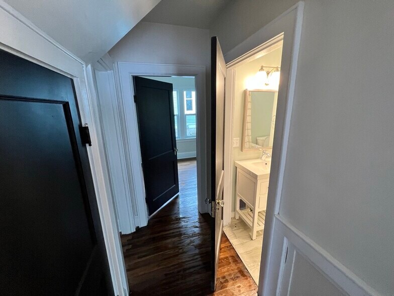Downstairs Hall to Bedroom #1, Bath, & Basement - 6816 Park Ave
